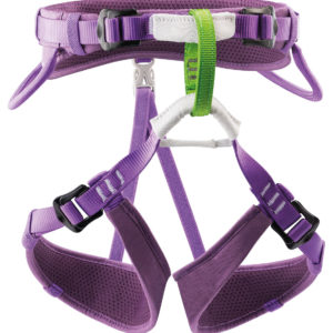 Petzl macchu kids harness purple